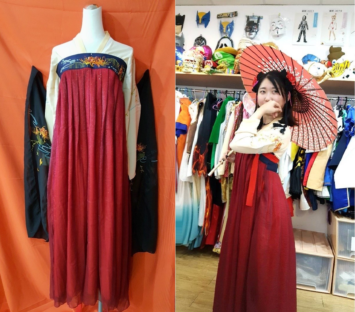 女漢服/殷紅