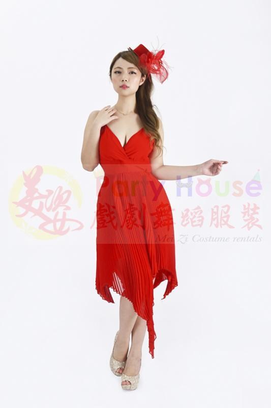 瑪麗蓮夢露紅色小禮服