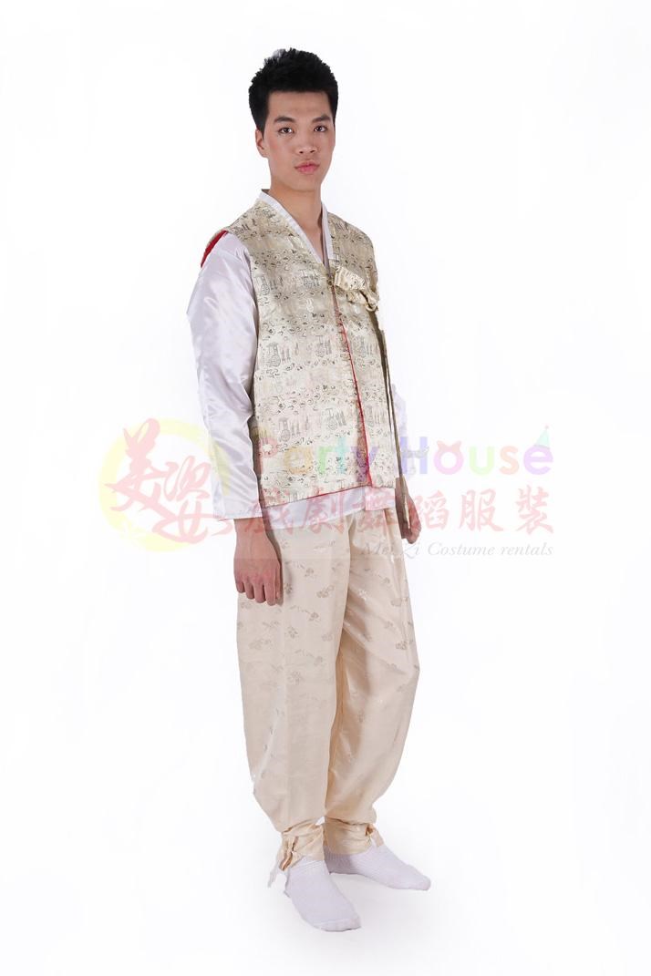 男韓服/內白金衣