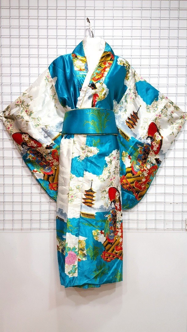 浴衣/藍色美人圖