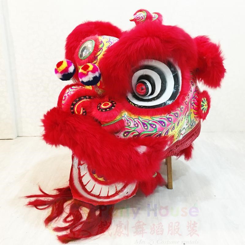 廣東獅頭-紅(大型商品) 