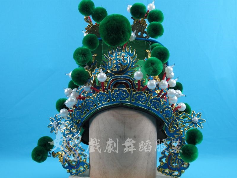 綠色關公帽
