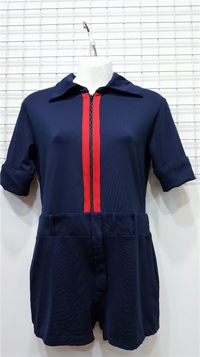 辣妹工作服/深藍