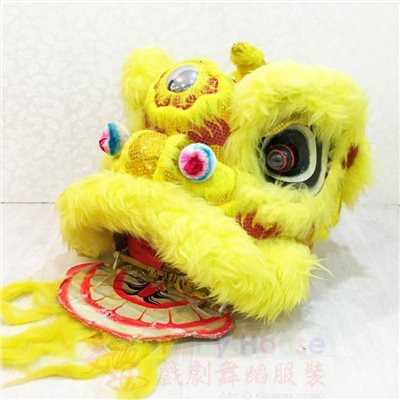 廣東獅頭-黃紅(大型商品) 