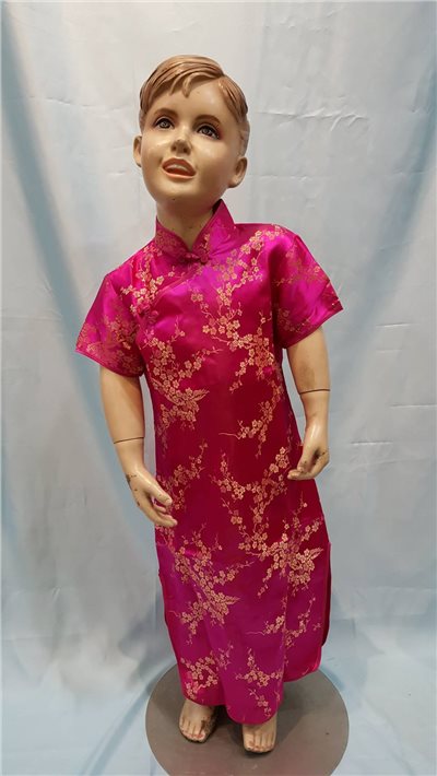 桃紅旗袍