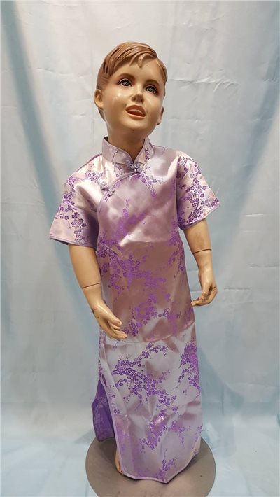 紫色旗袍