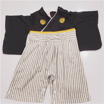 黑白爬爬和服/幼童用