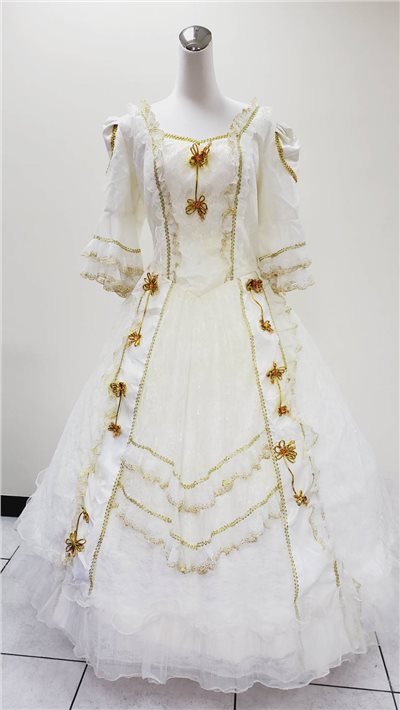 宮廷服/金花純白